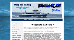 Desktop Screenshot of normakfishing.com